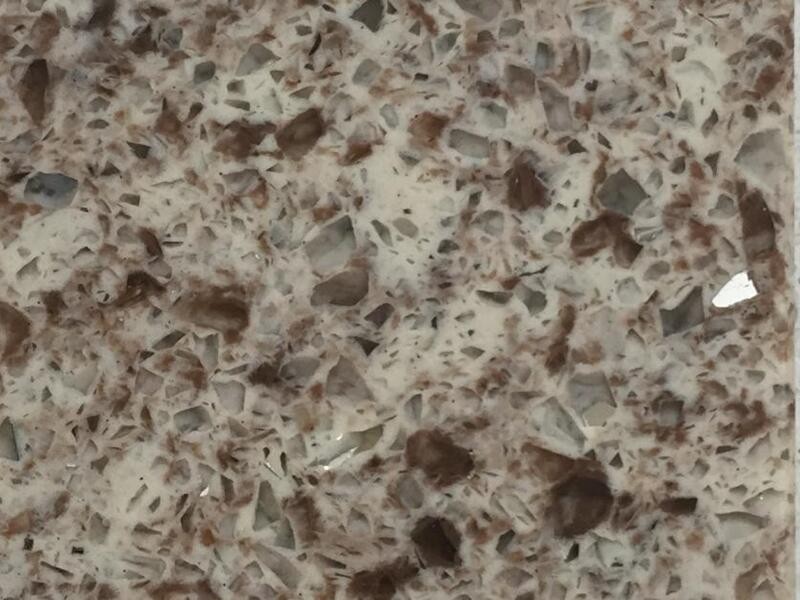 Brown Grain Quartz stone WPR159 (2)