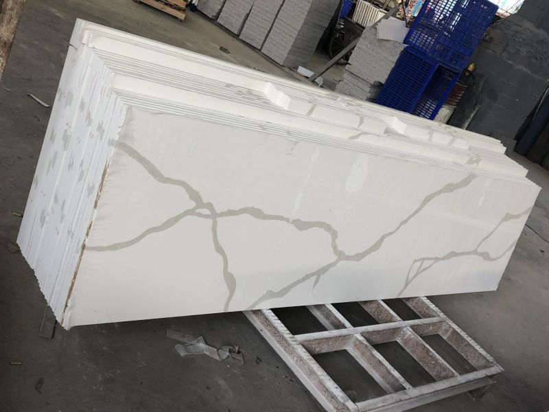 Artificial Calacatta white quartz countertops (6).jpg