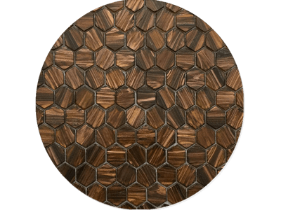 WPM-G47 Bronze Glass Mosaic Tile