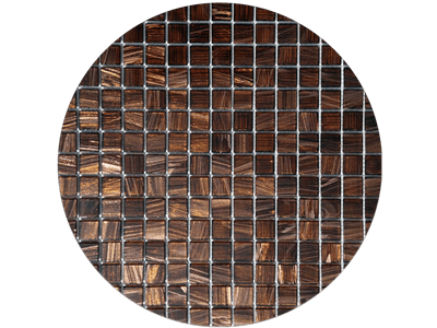 WPM-G44 Brown Glass Mosaic For Kitchen Wall Backsplash