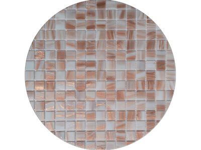 WPM-G43 Beige Glass Mosaic Tile