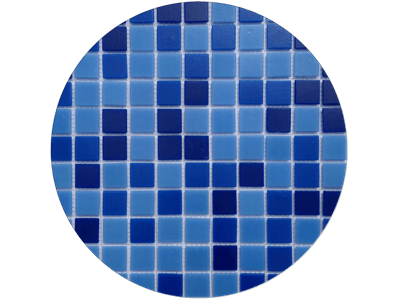 WPM-G41 Blue Glass Mosaic Tiles Bathroom