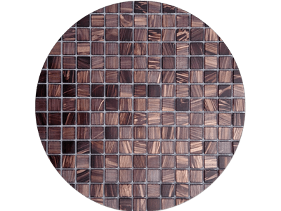 WPM-G40 Copper Glass Mosaic Tiles