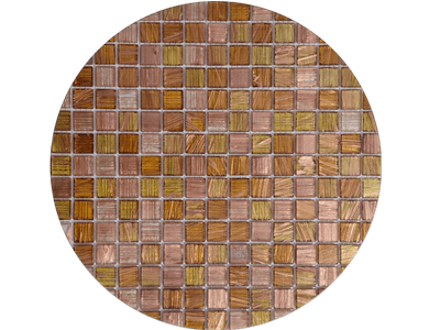 WPM-G39 Square Beige Glass Mosaic Tiles