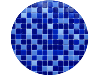 WPM-G1 Blue Square Glass Mosaic Tile For Swimming Pool Wall Floor Decoration