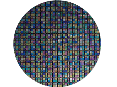 WPM-G11 Multicolored Small Glass Brick Mosaic Glass Pool Tile