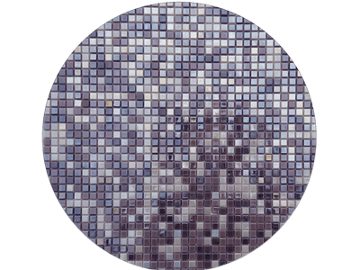 WPM-G12 Brown Brick Glass Mosaic Tile Backsplash