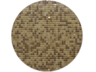 WPM-G14 Light Brown Mosaic Glass Brick Tiles For Kitchen