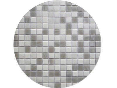 WPM-G18 Grey And White Bricks Glass Mosaic Backsplash