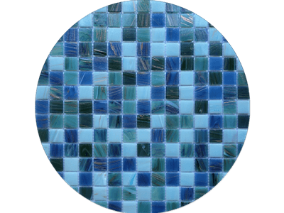 WPM-G25 Dark Blue Glass Mosaic Tiles Brick Mosaics Wall