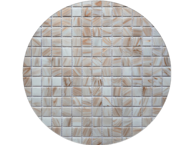 WPM-G30 Light Cream Bricks Glass Mosaic Tiles For Bathroom