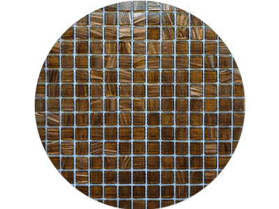 WPM-G31 Brown Mosaic Glass Tile Backsplash Square Brick Walling Mosaics