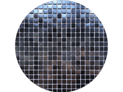 WPM-G37 Small Bricks Mosaics Black Glass Mosaic Wall Tiles