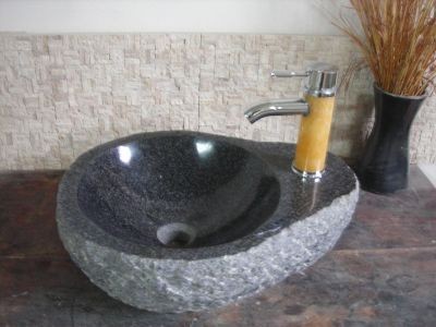 WPB0119 Styllish Dining Room Black Granite Counter Top Wash Basin