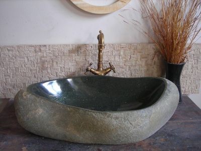 WPB0126 Black DIY Table Top Wash Basin Granite In Bathroom