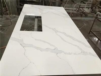 Artificial Marble Vanity Top White Quartz Countertops For Kitchen And Bathroom