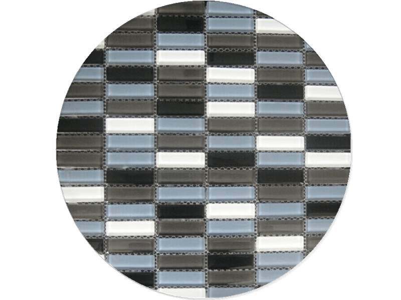 WPM-G60 grey coloured glass mosaic tiles (4)