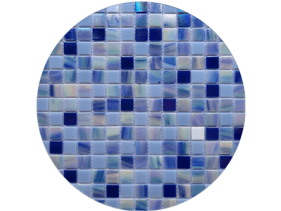 WPM-G57 Blue Glass Tile For Swimming Pool