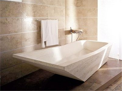 WPBT003 Modern Freestanding Marble Natural Stone Bathtub for Hotel and Villa