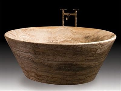 WPTB006 High Quality Natural Stone Hand Carving Marble Bathtub for Sale