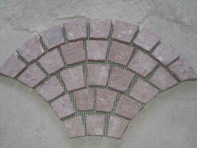 WP-MBP064 Cobble Cube Chinese Made Red Paving Stone For Outdoor Pavers Driveway