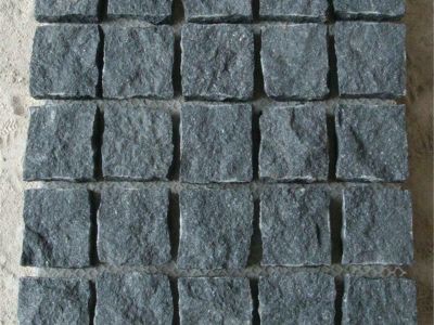 WP-MBP006 G684Natural Basalt Split Cobblestone Granite Paver for Landscape Pave