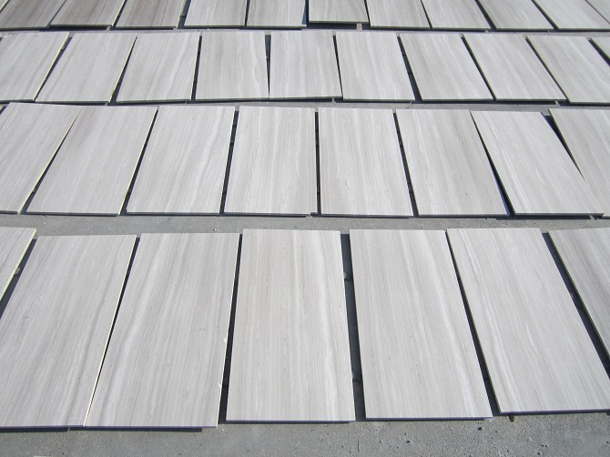 Wooden White Marble Real Marble Tiles (5)