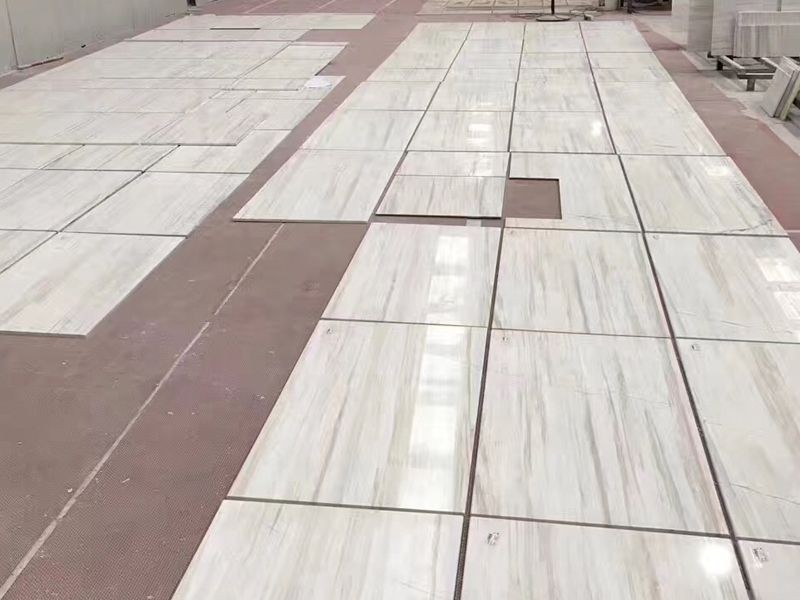 Wooden White Marble Real Marble Tiles (8)