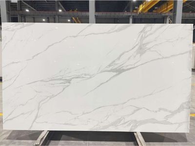 WPYH1010 Volakas Artificial Marble Nano Glass Stone For Wall Floor Countertop