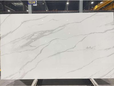 WPYH1011 Volakas White Nano Glass Stone For Luxury Area Decoration