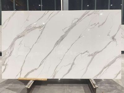 WPYH1021 Wholesale Volakas Artificial Marble For Kitchen Bathroom Countertop