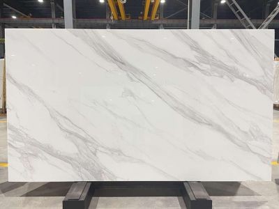 WPYH1024 Wholesale Volakas Artificial Marble For Kitchen Bathroom Countertop