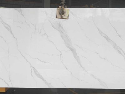 WPYH1028 Wholesale Volakas Nano Glass Stone Room Interior Design Tile Slab