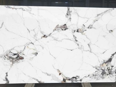 WPYH1061 White Nano Glass Stone For Big Wall Decor Tile Slab On Sale