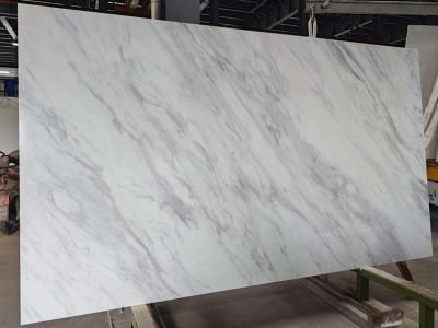 WPYH1064 Artificial Volakas White Marble Nano Glass Stone For Interior Decor