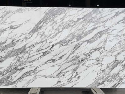 WPYH1068 Decorative Nano Glass Stone White Arabascate Marble Made In China