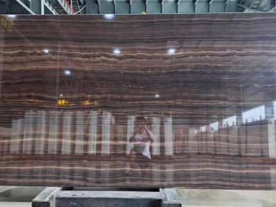 WPYH1071 Brown Wooden Nano Glass Crystallized Stone For Floor Covering