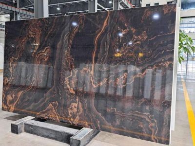 WPYH1072 Brown Nano Glass Stone Marble For Home Office Design