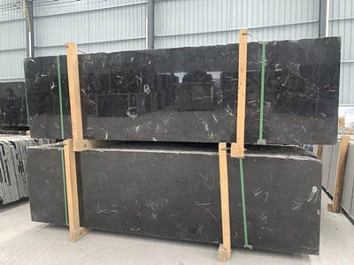 Natural Black Ice Marble Black Frost Slabs For Countertops And Bathroom Vanity