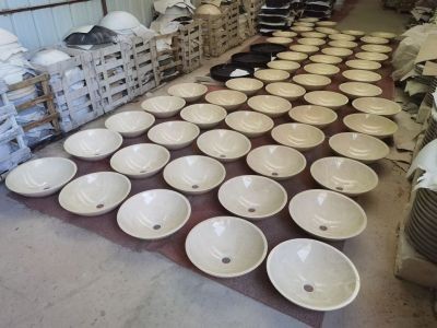 WPB188 Cream Marble Stone Washing Basins Made In China