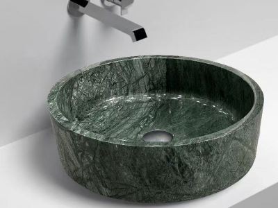 WPB213 Natural Indian Green Marble Stone Basins On Vanity Top High Demand Sinks