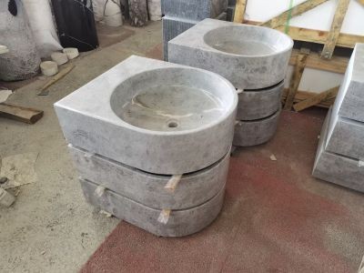 WPB269 Chinese Wholesale Price Solid Surface Cinderella Grey Marble Natural